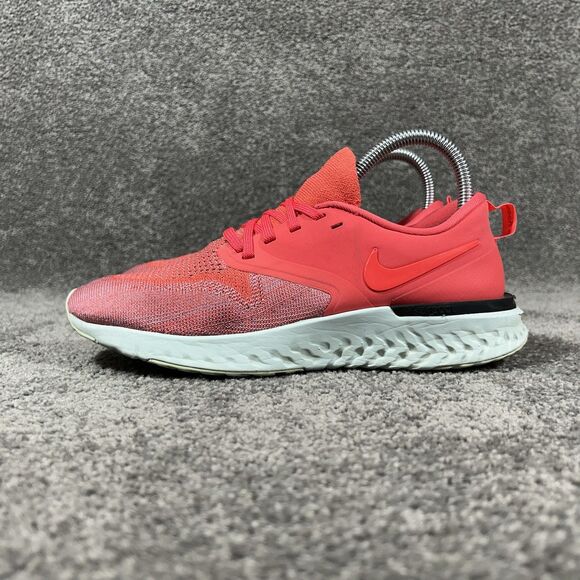 Nike Odyssey React 2 Flyknit AH1016-800 Women’s Size 7 Ember Glow Running Shoes - Picture 5 of 11